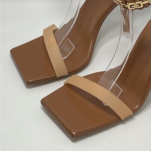 Givenchy 4G Woven Ankle Strap Stiletto Sandals size 38.5 - Picture 5 of 13